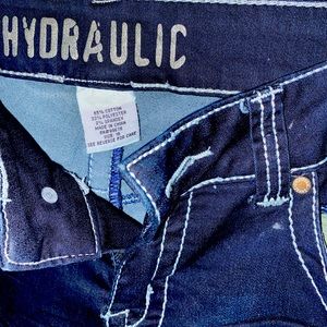 Women Hydraulic blue jeans